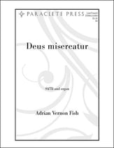 Deus misereatur SATB choral sheet music cover